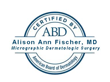 certified by the American Board of Dermatology.