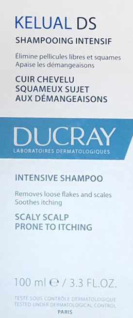 Ducray Kelual DS shampoo (ciclopirox olamine 1.5%)