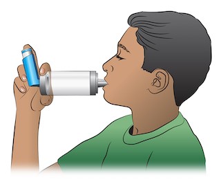 how to use metered dose inhaler