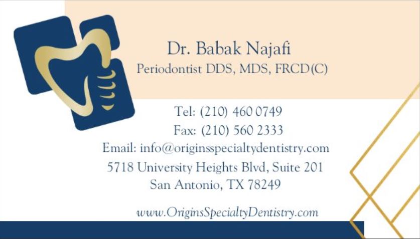 Dr Babak Najafi - Origins Dentistry