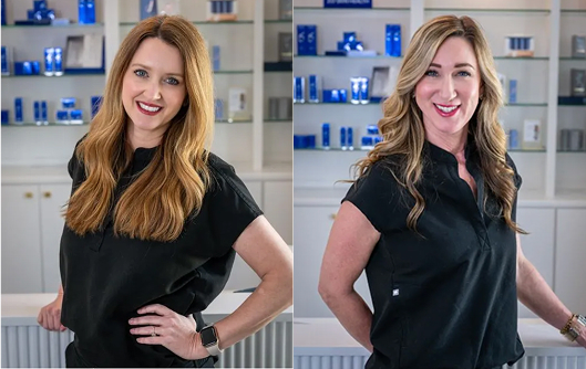 Leah Kyser and Stephanie Decoteau