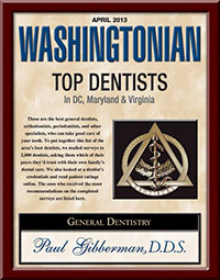 Washingtonian Top Dentist