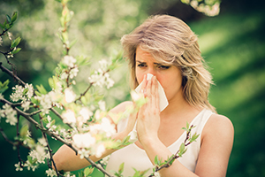 Chesapeake VA Woman with Hay Fever