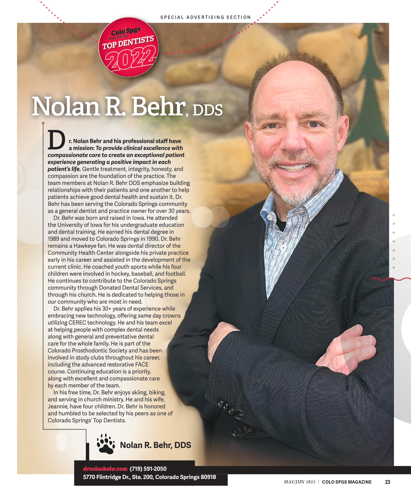 Nolan R Behr, DDS | Colorado Springs, CO Dentist
