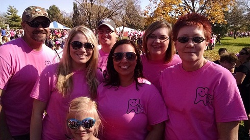 At Susan G Komen Walk for the Cure | Lincoln Family Dentist